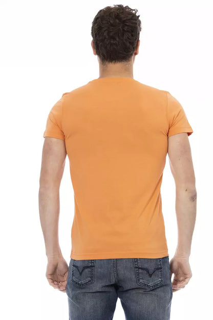 Trussardi Action Orange Baumwoll-Herren-T-Shirt