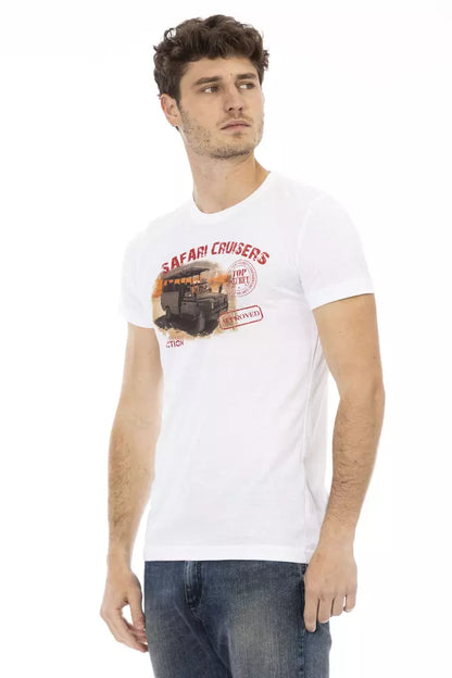 Trussardi Action White Cotton Men's T-Shirt