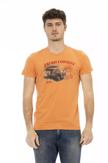 Trussardi Action Orange Baumwolle Herren T-Shirt