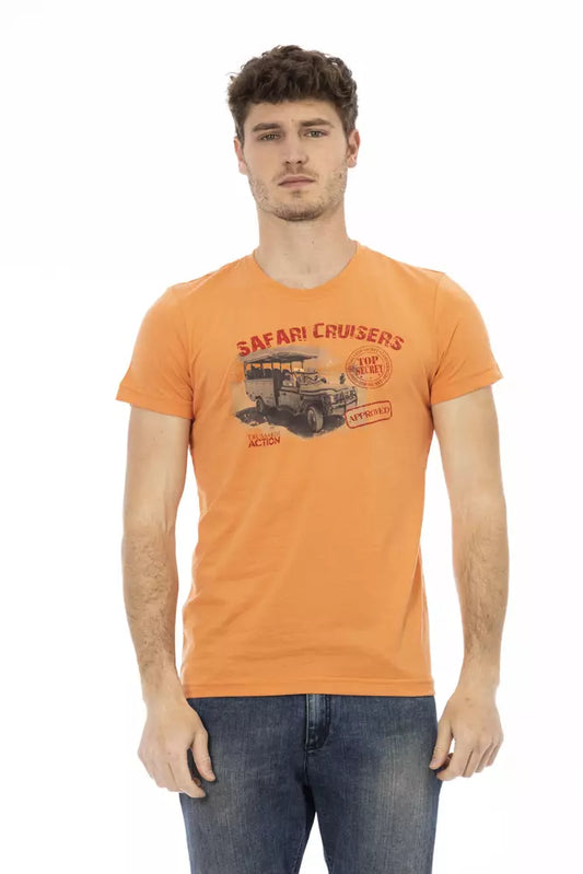 Trussardi Action Orange Baumwolle Herren T-Shirt