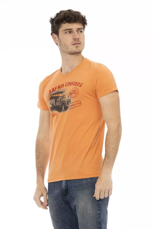Trussardi Action Orange Baumwolle Herren T-Shirt