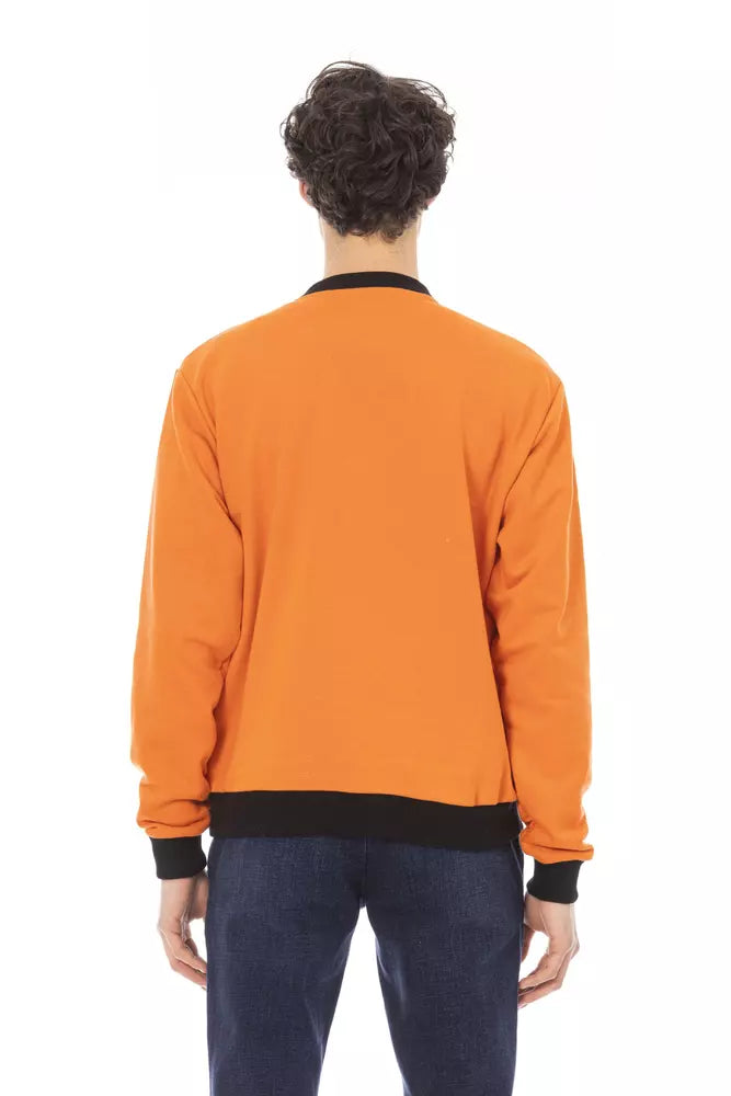 Baldinini Trend Orange Baumwolle Herren Pullover