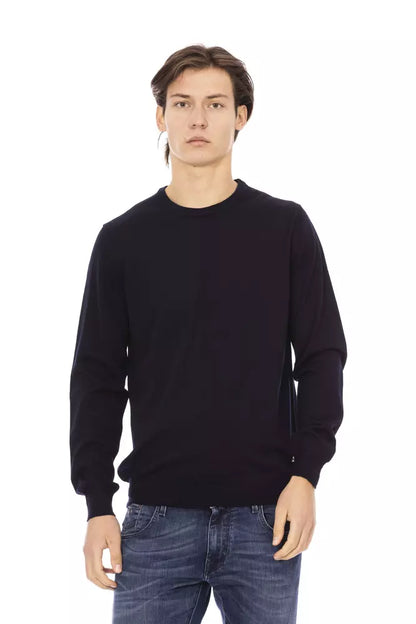 Baldinini Trend Blauer Stoff Herren Pullover