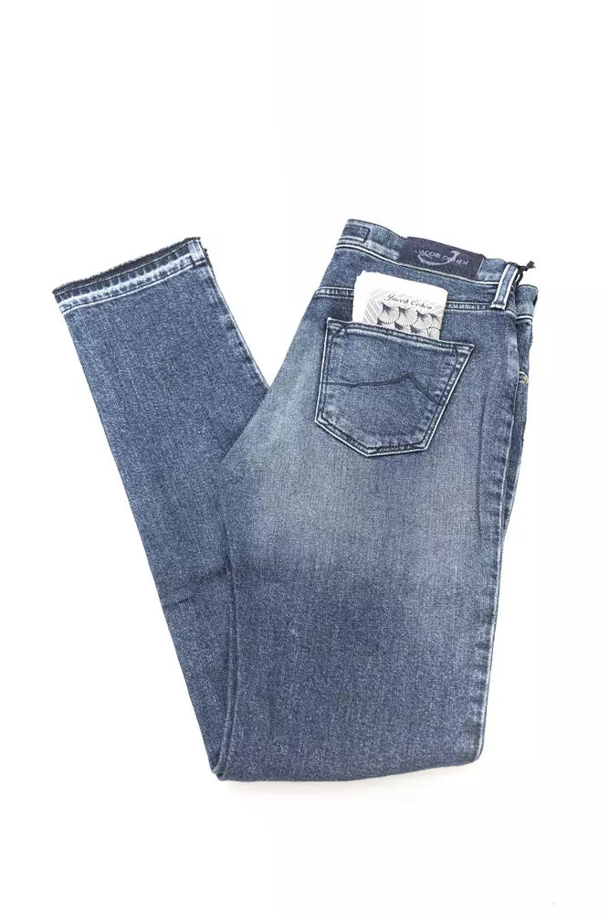 Jacob Cohen Blaue Baumwolljeans für Damen