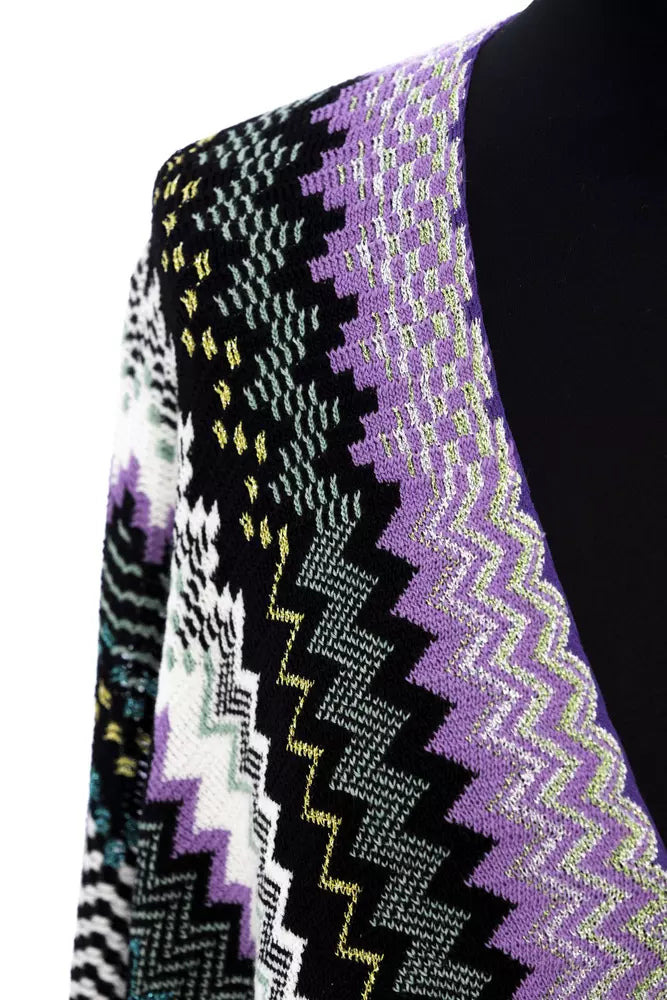 Missoni Mehrfarbiger Wollponcho für Damen