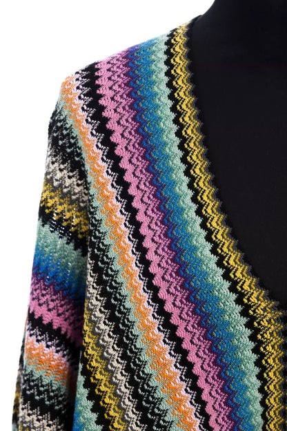 Missoni Mehrfarbiger Wollponcho für Damen