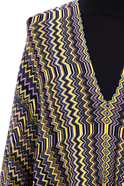 Missoni Mehrfarbiger Wollponcho für Damen