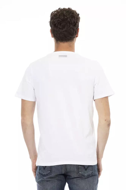 Bikkembergs Weißes Baumwoll-T-Shirt für Herren