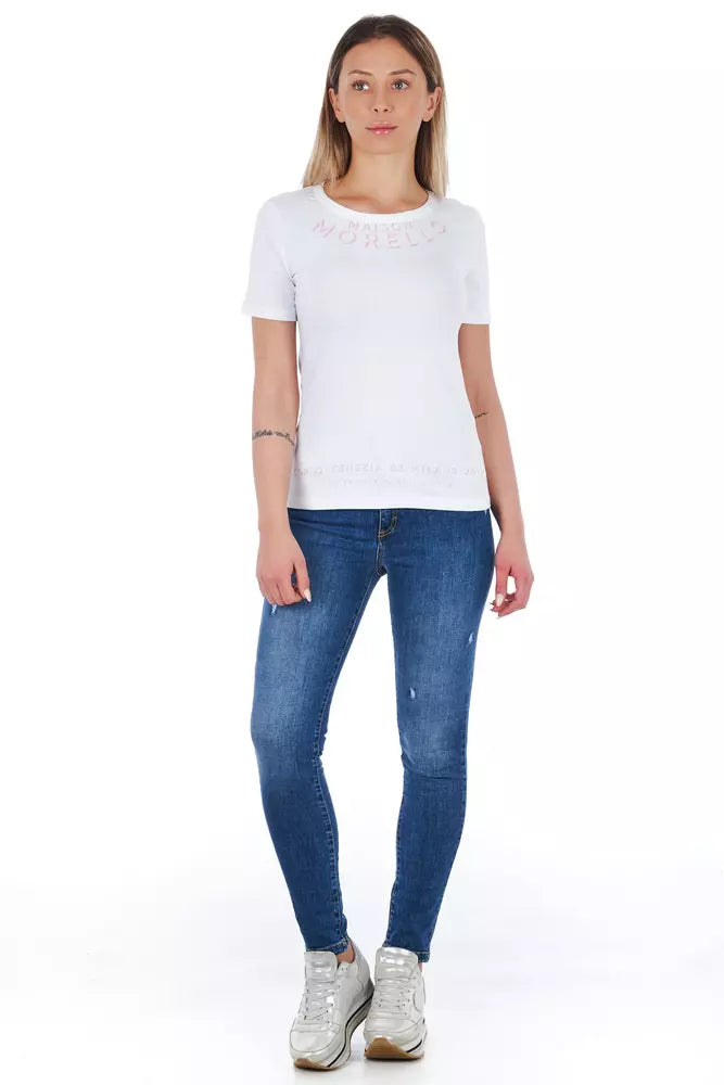 Frankie Morello Blue Denim Damen Jeans