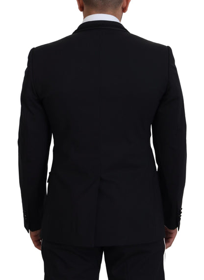 Dolce &amp; Gabbana – Schwarzer MARTINI Slim Fit-Jackenblazer