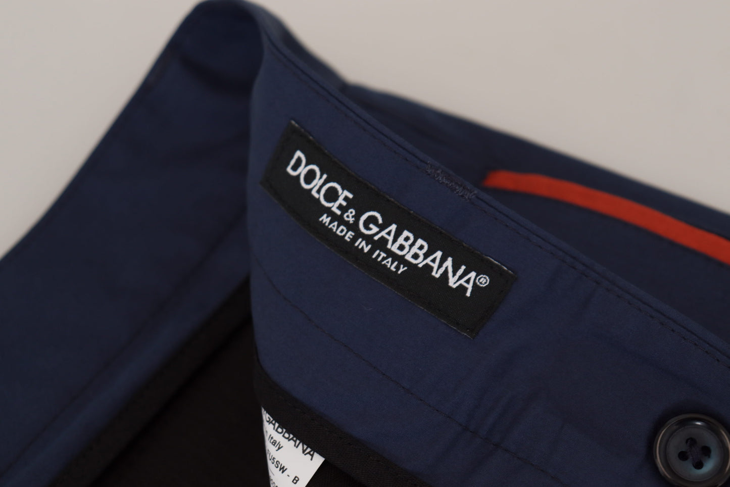 Dolce &amp; Gabbana – Blaue Chinohose aus Baumwolle