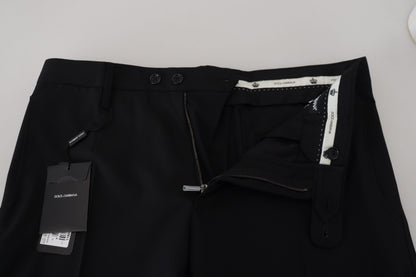 Dolce &amp; Gabbana – Schwarze Chinohose aus Polyester