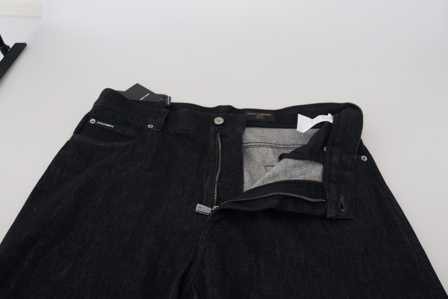 Dolce &amp; Gabbana Herren Jeans aus gewaschener Baumwolle in Schwarz