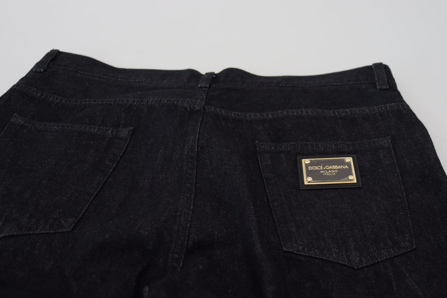 Dolce &amp; Gabbana Herren Jeans aus gewaschener Baumwolle in Schwarz