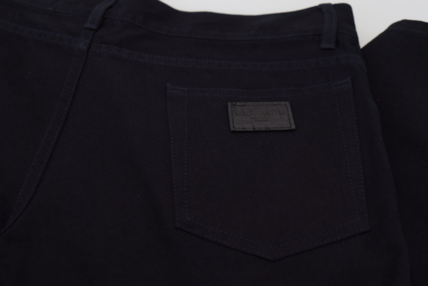 Dolce &amp; Gabbana – Schwarze Skinny-Jeans aus Baumwolle