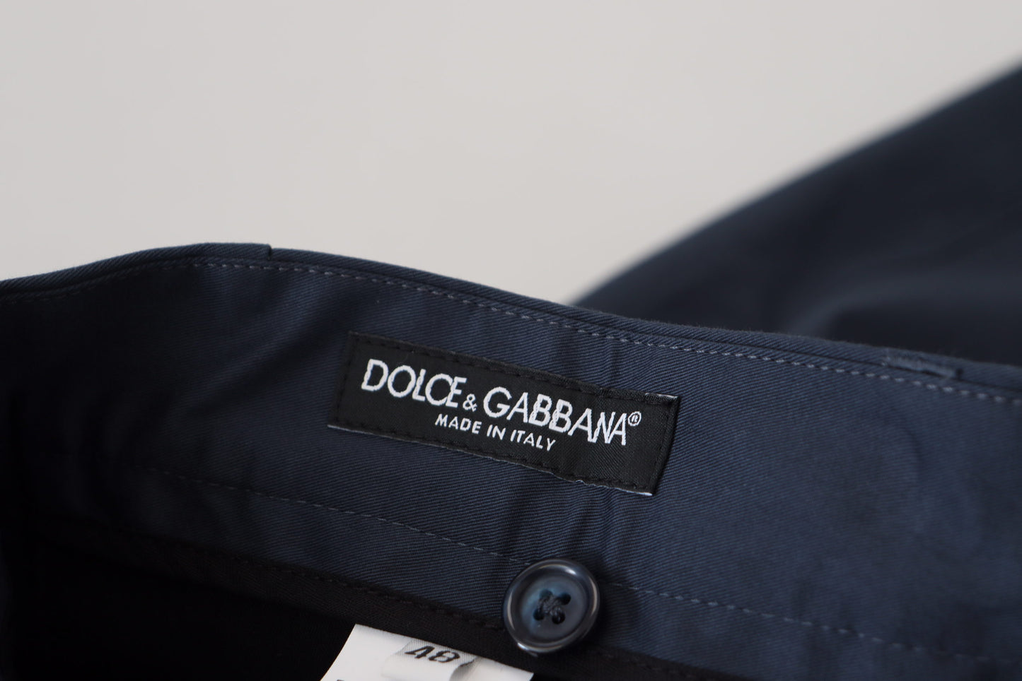 Dolce &amp; Gabbana Blaue Bermudashorts mit niedriger Taille für Herren