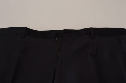 Dolce &amp; Gabbana Schwarze Wollhose für Herren