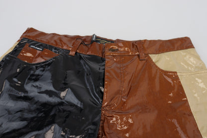 Dolce &amp; Gabbana Mehrfarbig glänzende Slim Fit Herren Jeans