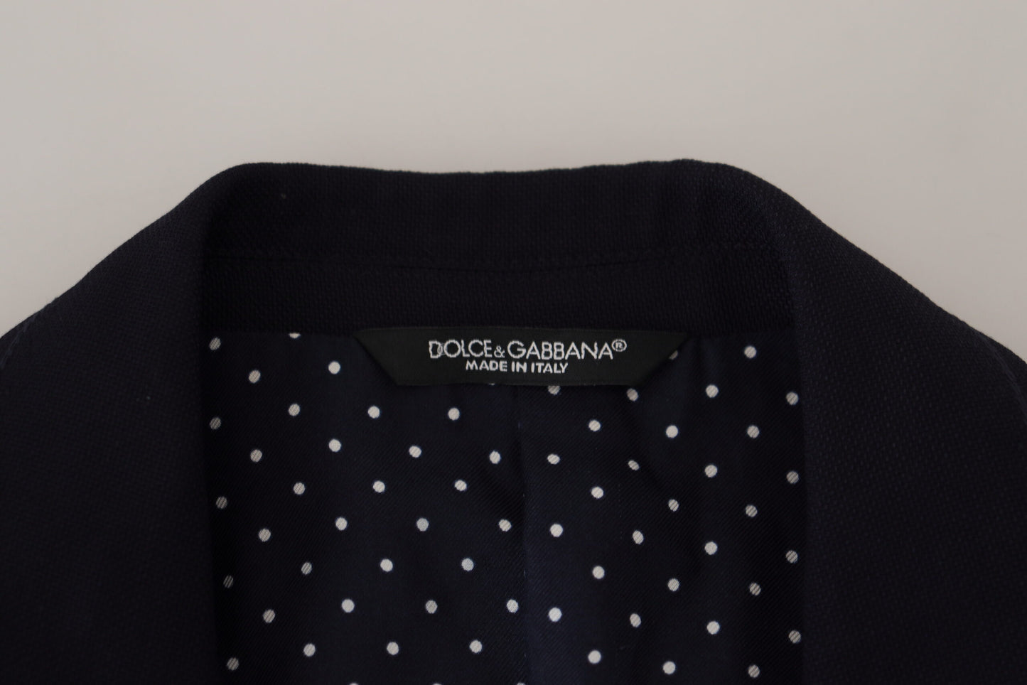 Dolce &amp; Gabbana – Blauer formeller Taormina-Blazer aus Wolle