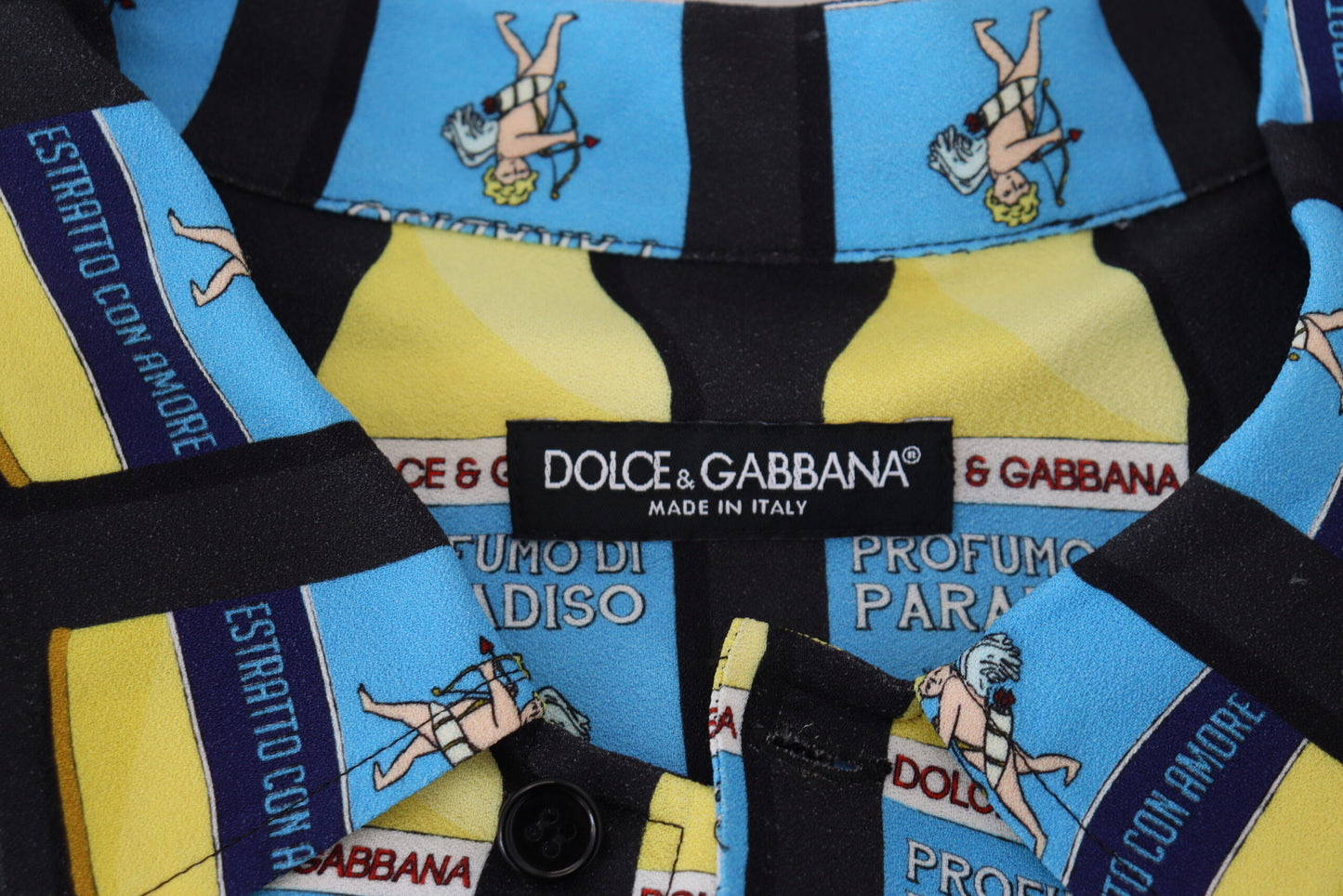 Dolce &amp; Gabbana – Freizeithemd aus Viskose mit mehrfarbigem Print