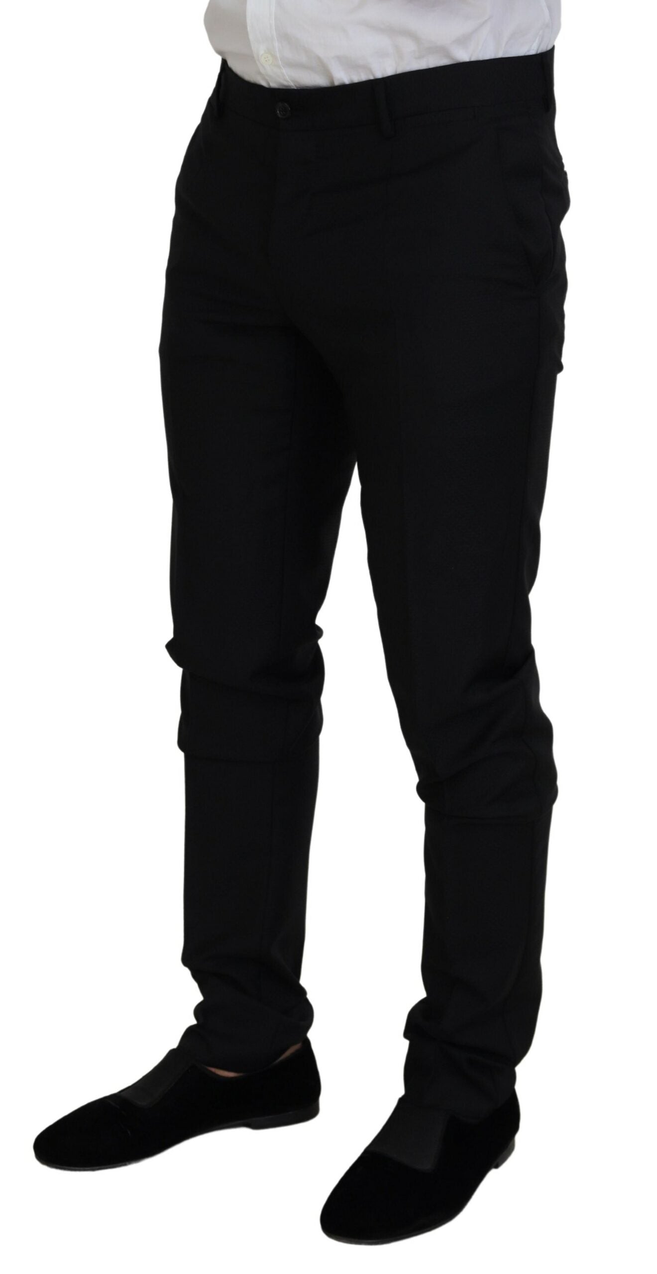 Dolce &amp; Gabbana – Schwarzer, einreihiger, zweiteiliger MARTINI-Anzug