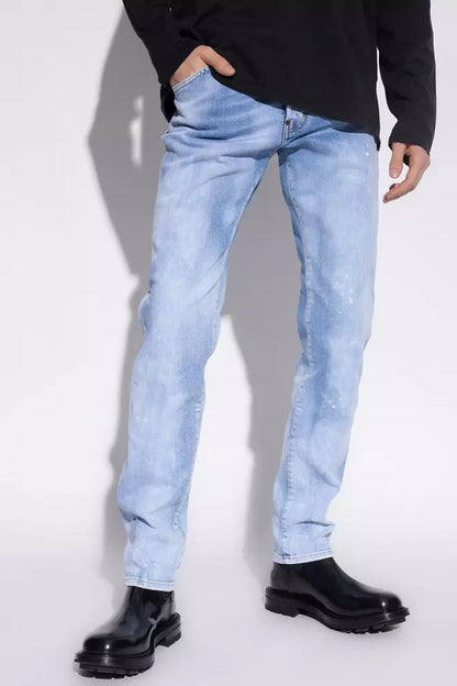 Dsquared² Blaue Baumwolljeans für Herren