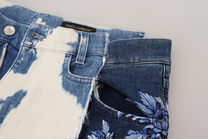 Dolce &amp; Gabbana Blaue Jeans aus Ceasar-Denim-Baumwolle mit lockerer Passform