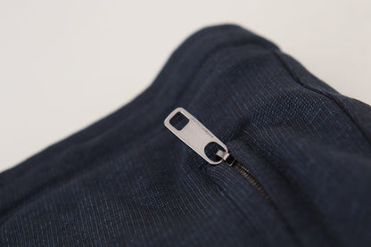 Dolce &amp; Gabbana Blaue Herren Sport-Jogginghose aus Baumwolle