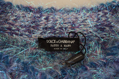 Dolce &amp; Gabbana – Mehrfarbige Manteljacke aus Polyester mit Fransen