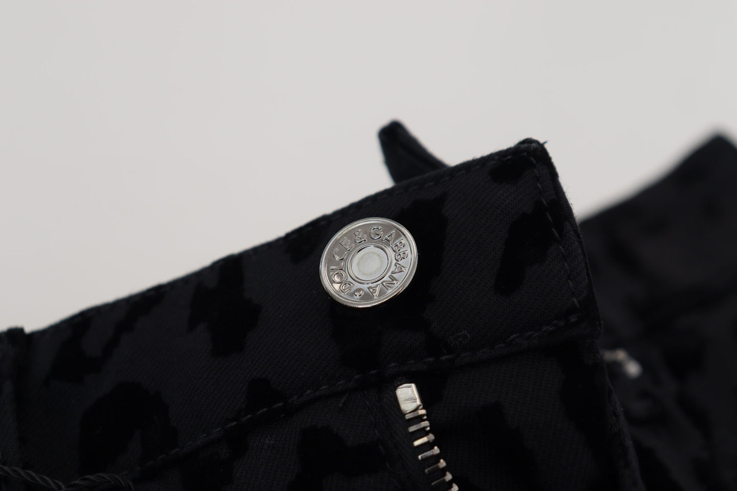 Dolce &amp; Gabbana – Schwarze Hotpants-Shorts aus Baumwoll-Stretch