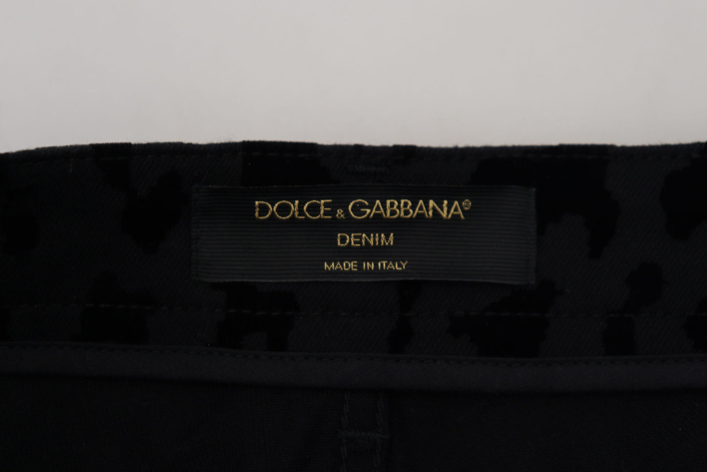 Dolce &amp; Gabbana – Schwarze Hotpants-Shorts aus Baumwoll-Stretch