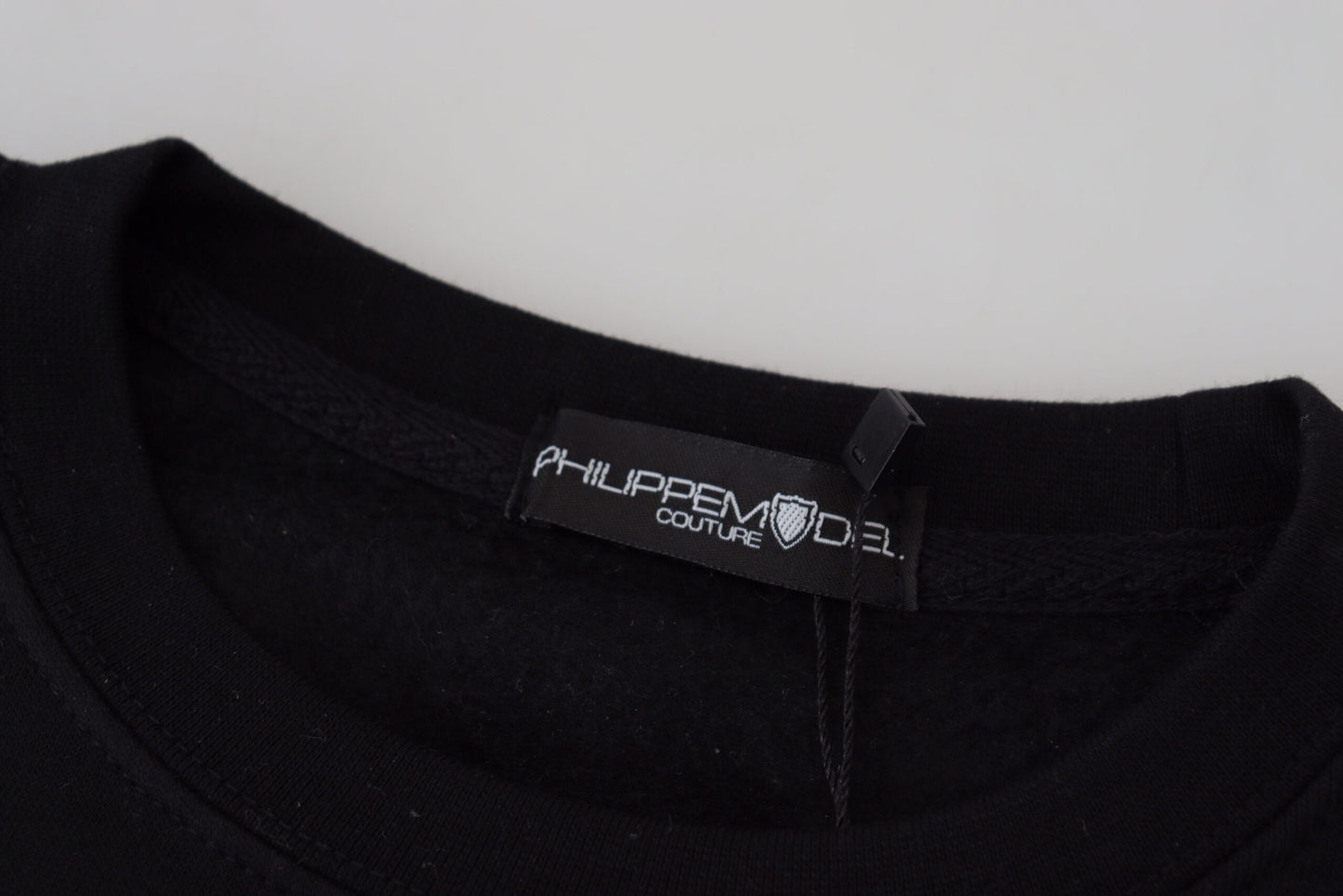 Philippe Model – Schwarzer Pullover mit langen Ärmeln und Print