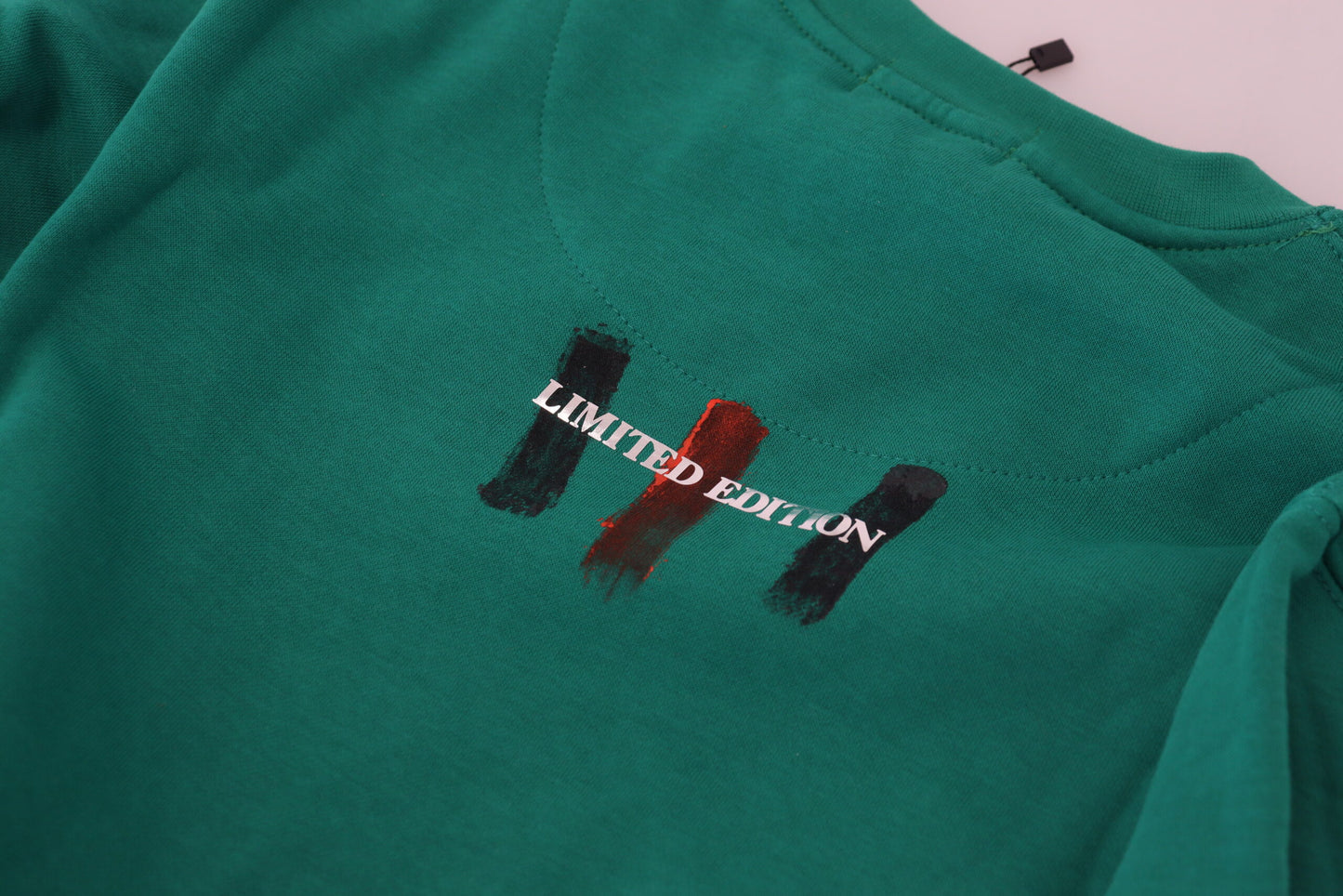 Philippe Model – Grün bedruckter Pullover mit langen Ärmeln