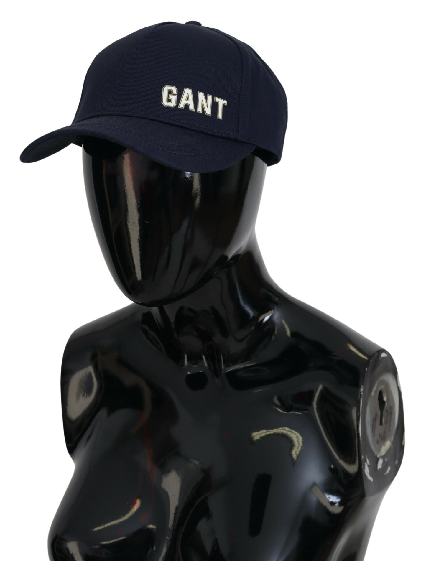 Gant Baseballkappe aus Baumwolle mit Logo-Print, lässig, Blau