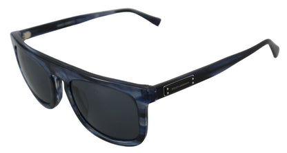 Dolce &amp; Gabbana – DG4288 – Blaue Sonnenbrille mit Vollrand aus Acetat