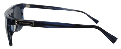 Dolce &amp; Gabbana – DG4288 – Blaue Sonnenbrille mit Vollrand aus Acetat