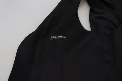 Dolce &amp; Gabbana – Schwarze Weste aus Schurwolle