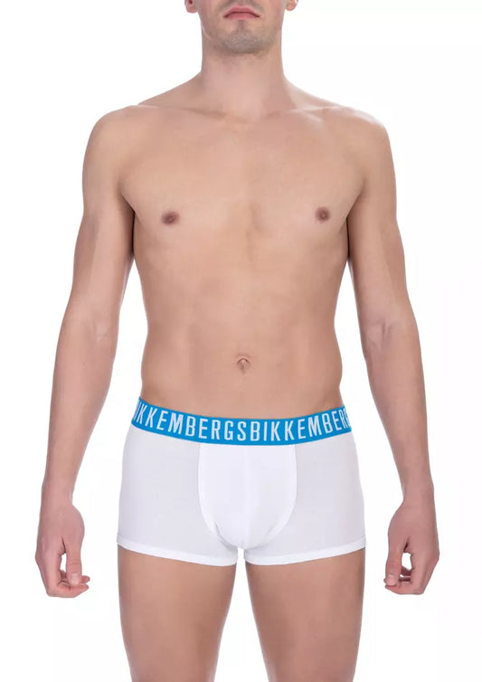 Bikkembergs Herren-Unterhose aus weißer Baumwolle