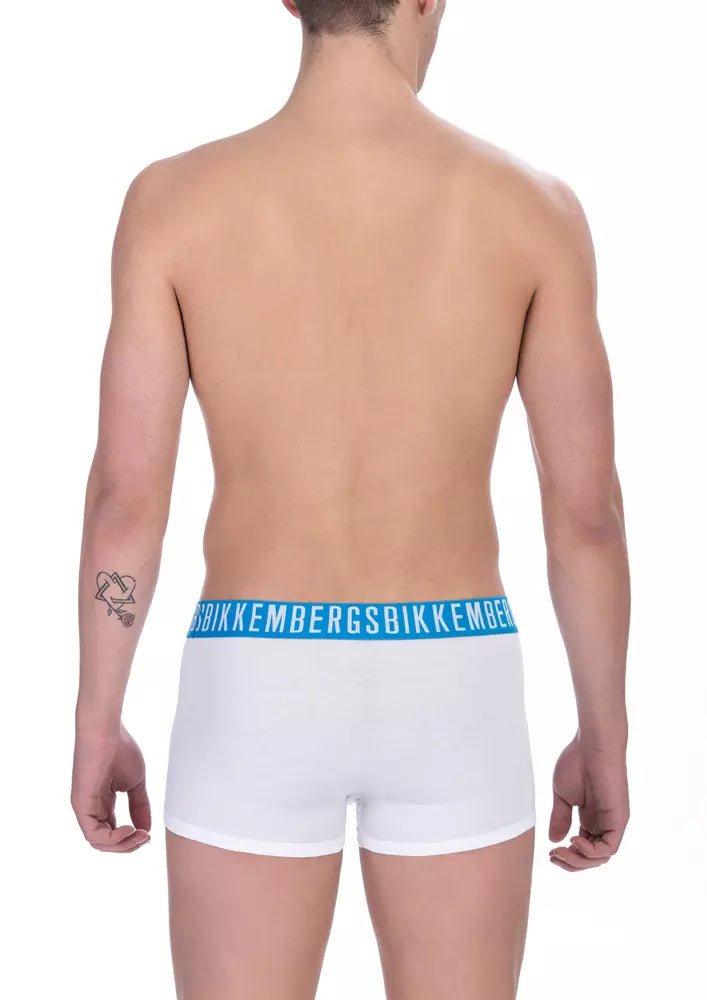 Bikkembergs Herren-Unterhose aus weißer Baumwolle
