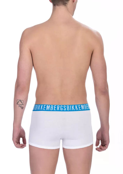Bikkembergs Herren-Unterhose aus weißer Baumwolle