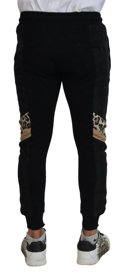 Dolce &amp; Gabbana Schwarze Skinny-Jogginghose aus Polyester für Herren