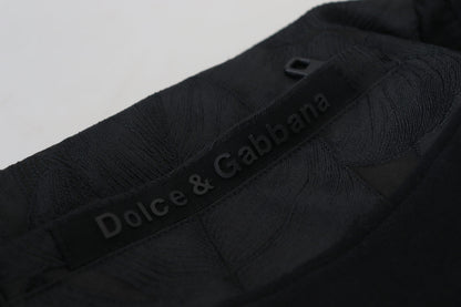 Dolce &amp; Gabbana Schwarze Skinny-Jogginghose aus Polyester für Herren