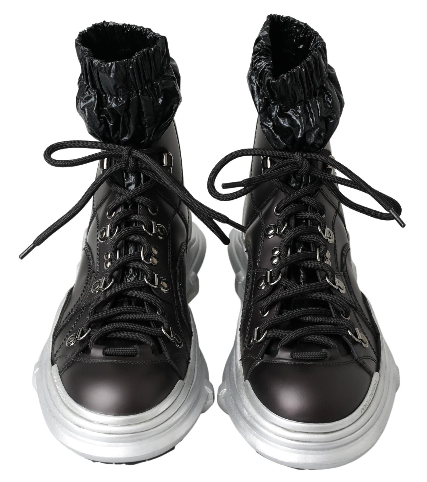 Dolce &amp; Gabbana – Galileo – Hohe Sneakers aus schwarzem Nylon