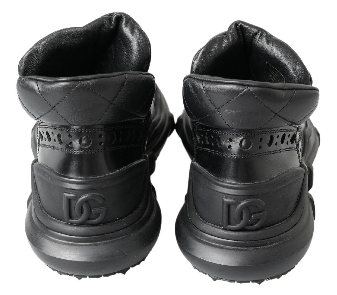 Dolce &amp; Gabbana – Schwarze Freizeitstiefel aus Leder