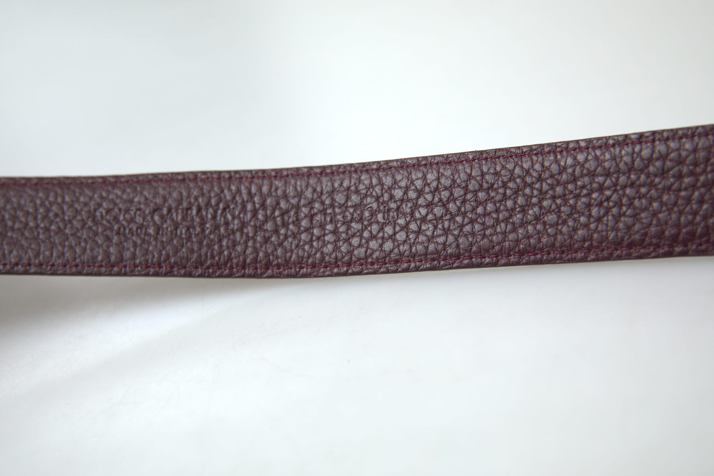 Dolce &amp; Gabbana Herren-Cintura-Gürtel aus braunem Leder mit Metallschnalle