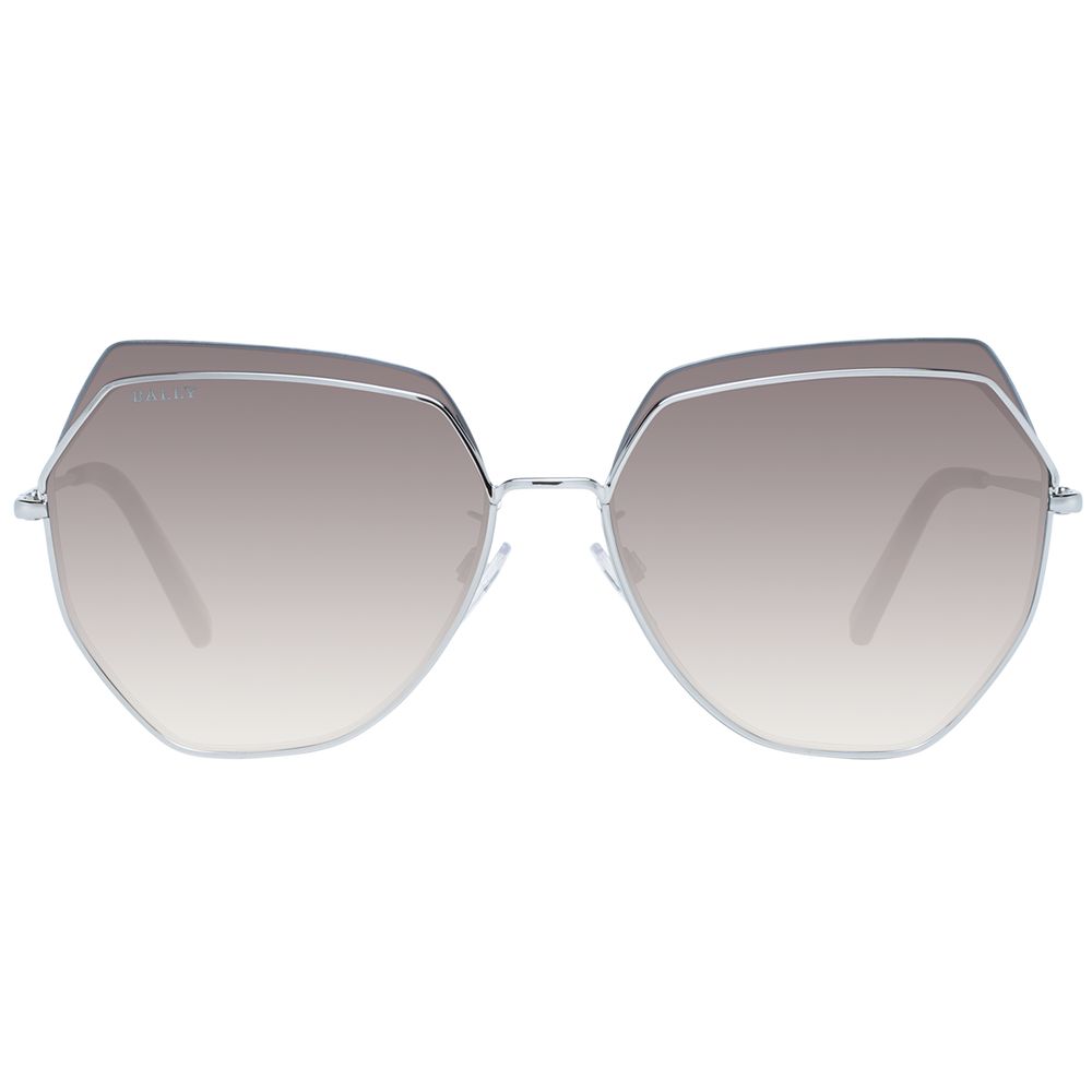 Bally Silberne Damen-Sonnenbrille