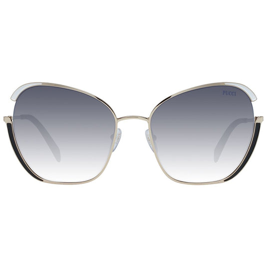 Emilio Pucci Gold Damen Sonnenbrille