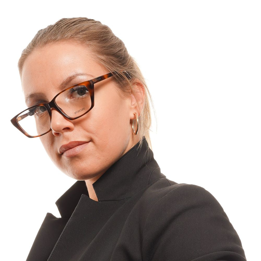 Sportmax Braune Damen-Brillenfassung