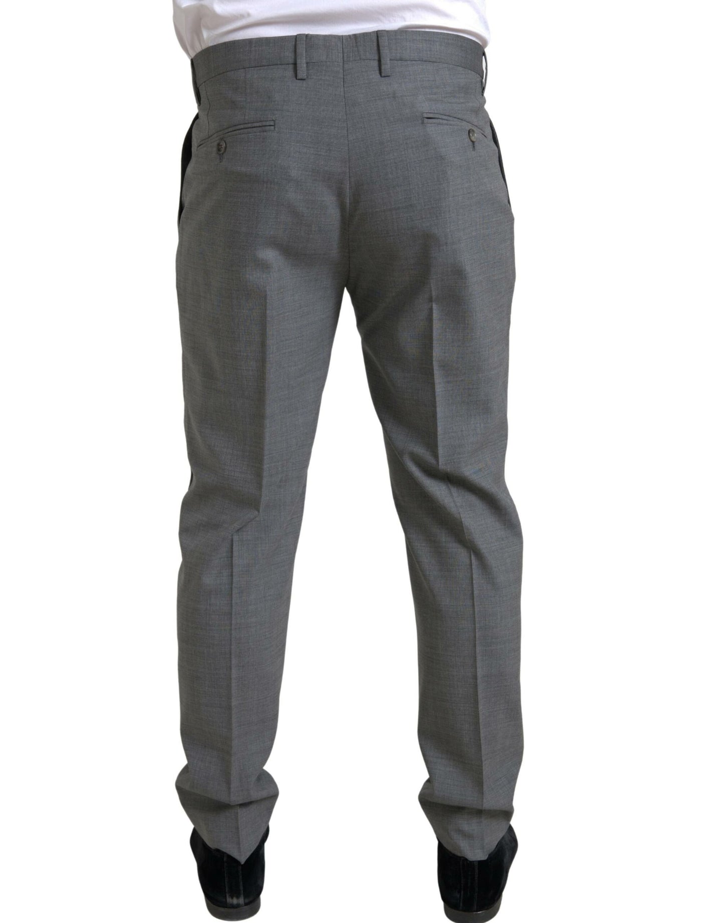 Dolce &amp; Gabbana Graue Chinohose aus Wolle für Herren
