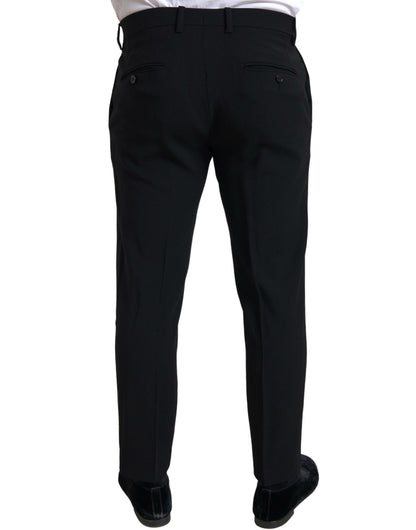 Dolce & Gabbana Black 2 Piece Double Breasted SICILIA Suit